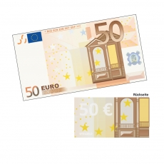 Spielgeld 50 EUR - 100 Banknoten