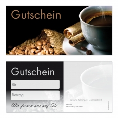 Gutschein-211 (50 Stück) Kaffee