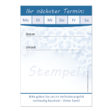 Terminblock-504 (1 Stück)  Blau Wintermotiv2 neutral