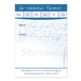 Terminblock (32 Stück) Blau Wintermotiv2 Neutral