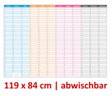 XXXL Dauerkalender abwischbar