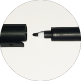 1.0mm Edding Folienstift 142M permanent - Schwarz