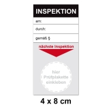 Grundplakette 40x80 - Inspektion