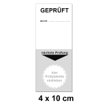 Grundplakette 40x100 - Geprüft