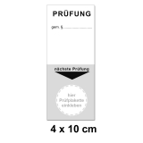 Grundplakette 40x100 - Prüfung