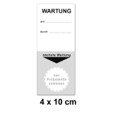 Grundplakette 40x100 - Wartung