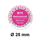 Plaketten MTK Medizintechnik - magenta