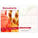 250 Bonuskarten Treuerkarten Eis