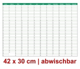 L Dauerkalender Grün abwischbar